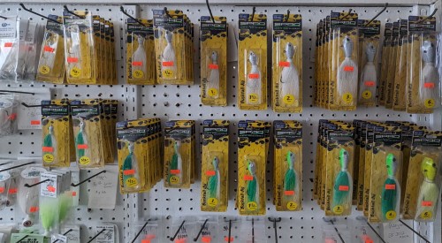 large selection of tackle